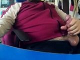 Big-Cock Bear Masturbating on Webcam