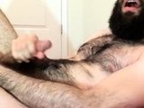 Hairy Man’s Masturbation, Anal Play and Prostate Milking