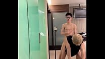 Gymbigdick-asian chinese love getting fuck